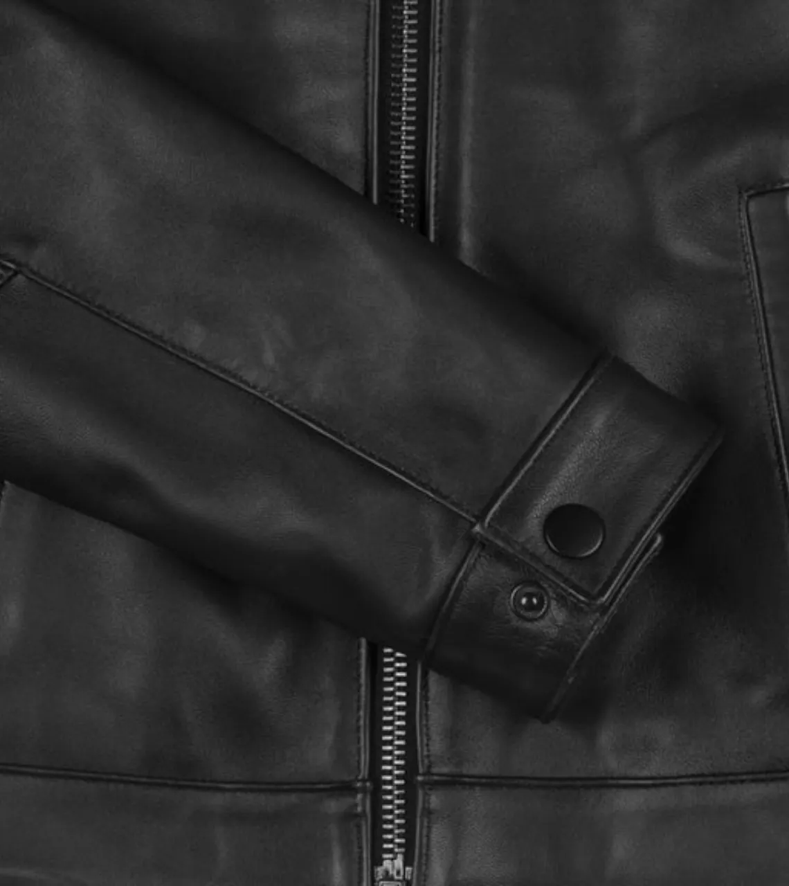 Aleph Women's Black Leather Jacket