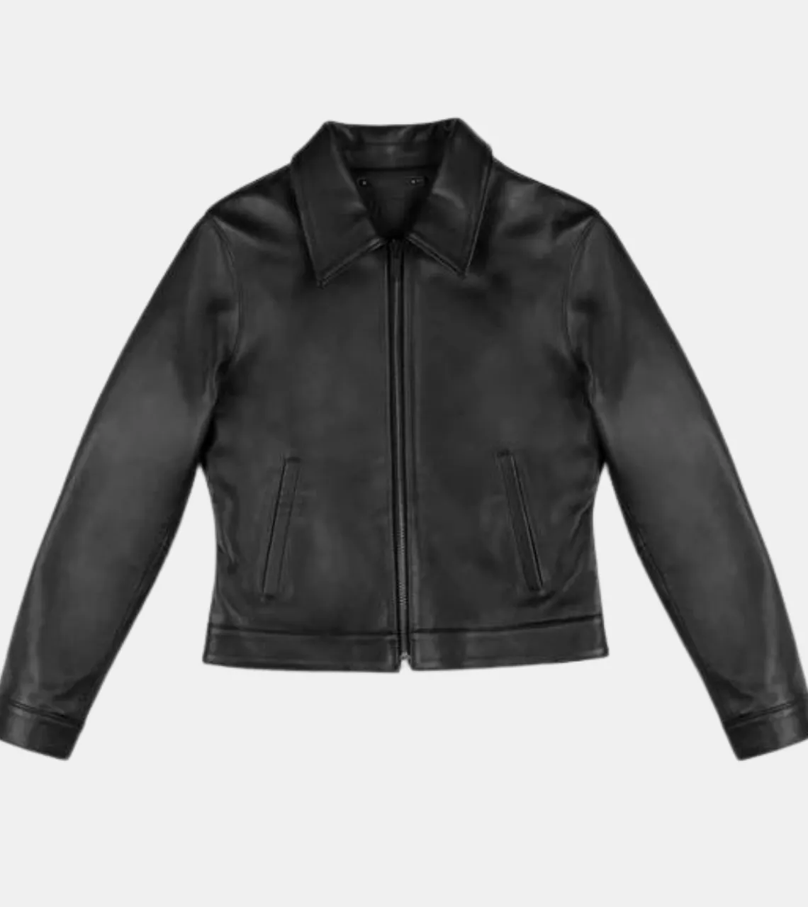 Aleph Women's Black Leather Jacket