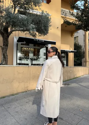 Anastasia Wool Coat Beige