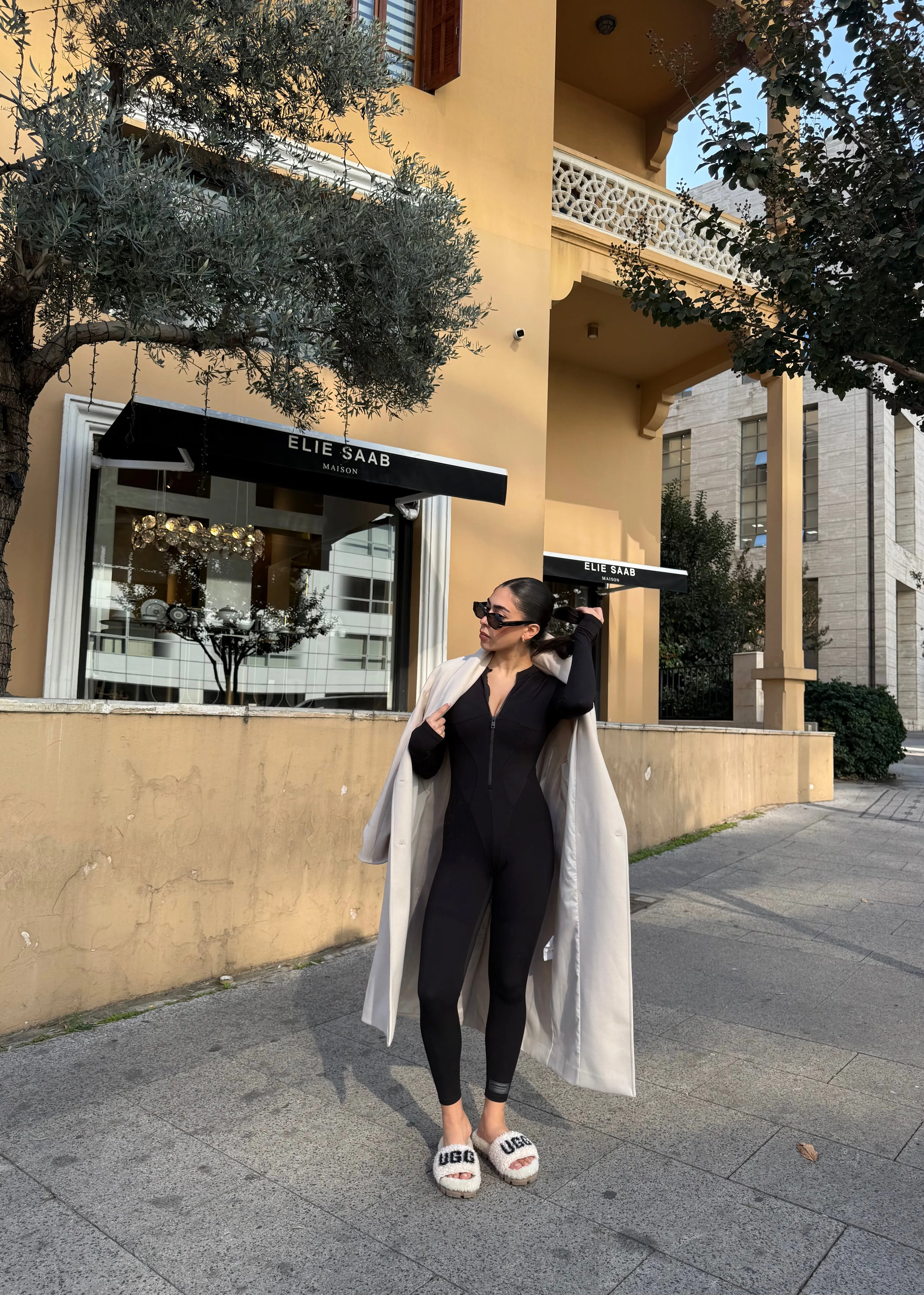 Anastasia Wool Coat Beige