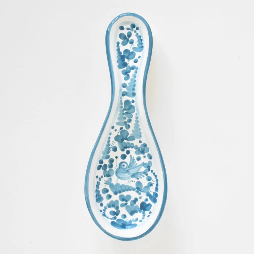 Arabesco Turquoise spoonrest
