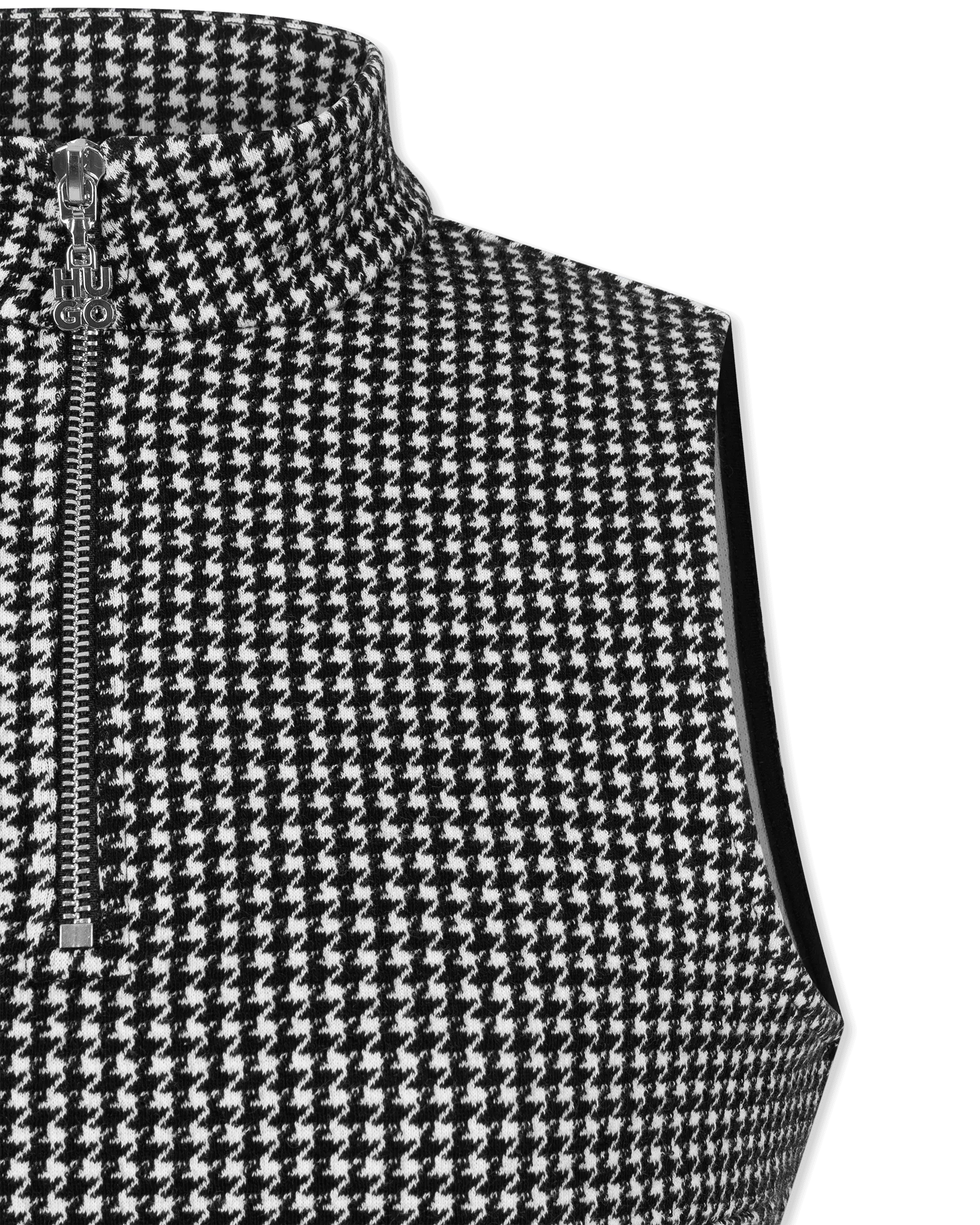 Dohanne Houndstooth Sleeveless Top