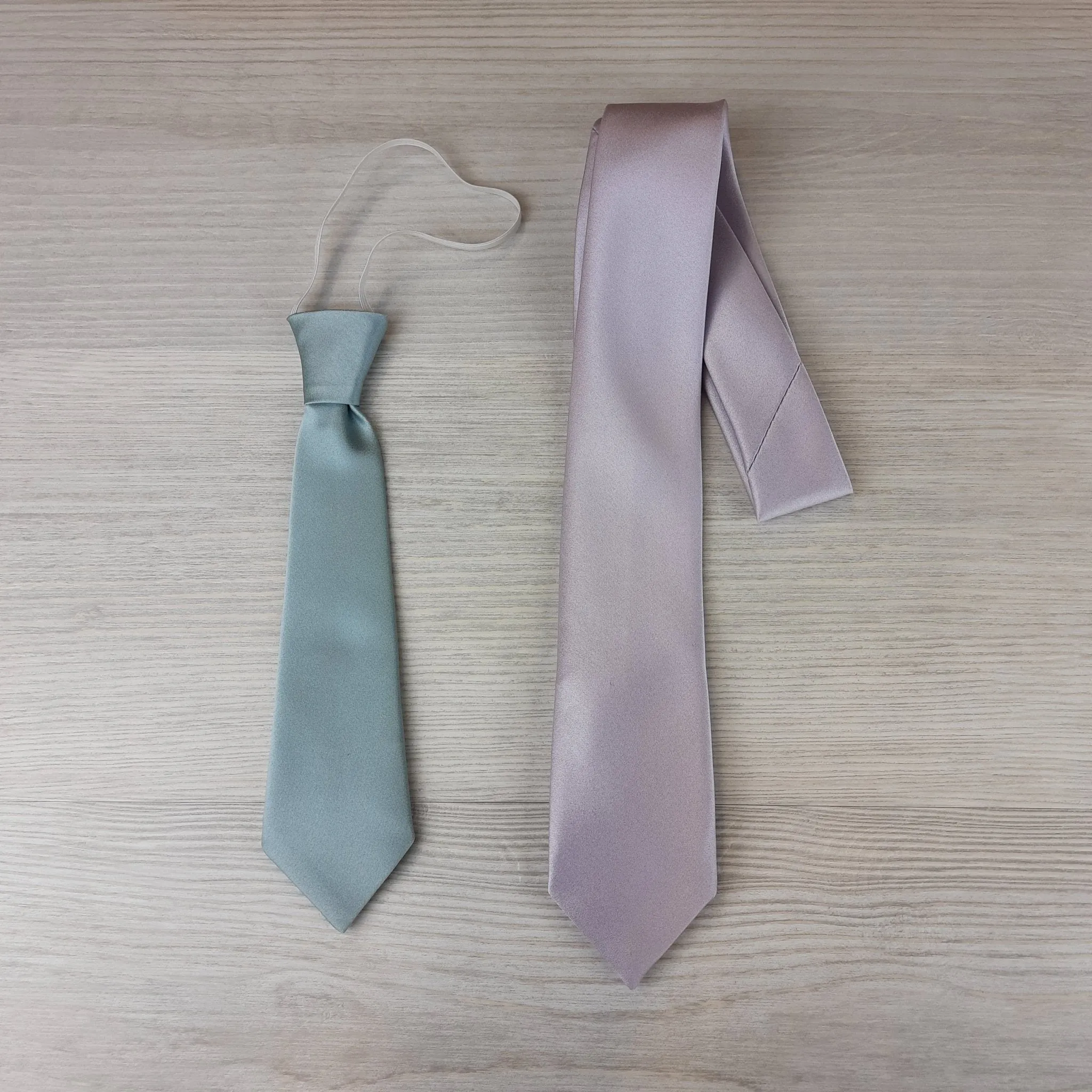 Glacier Shantung Boys Ties