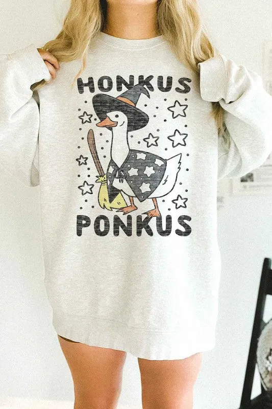HOCUS POCUS CUTE HALLOWEEN OVERSIZED SWEATSHIRT