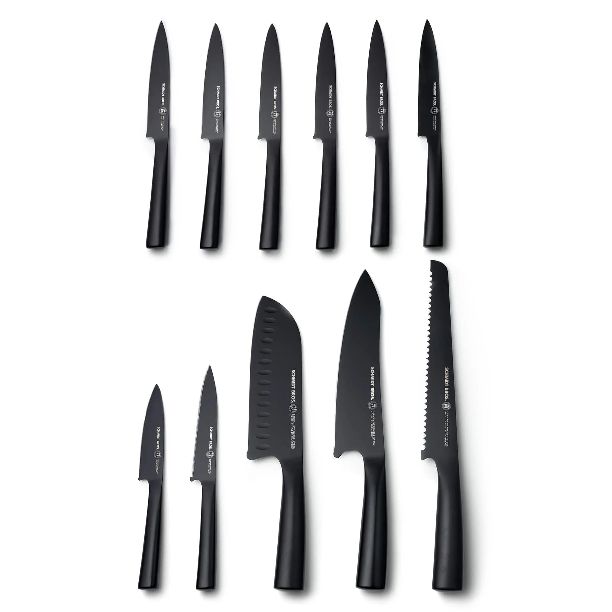 Jet Black, 12-Piece Knife Block Set