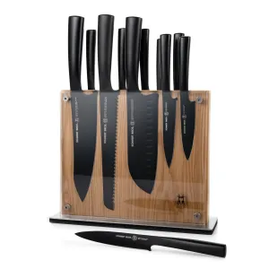 Jet Black, 12-Piece Knife Block Set