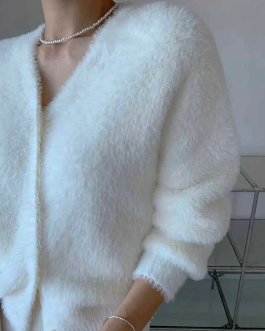 Joo Angora Cardigan