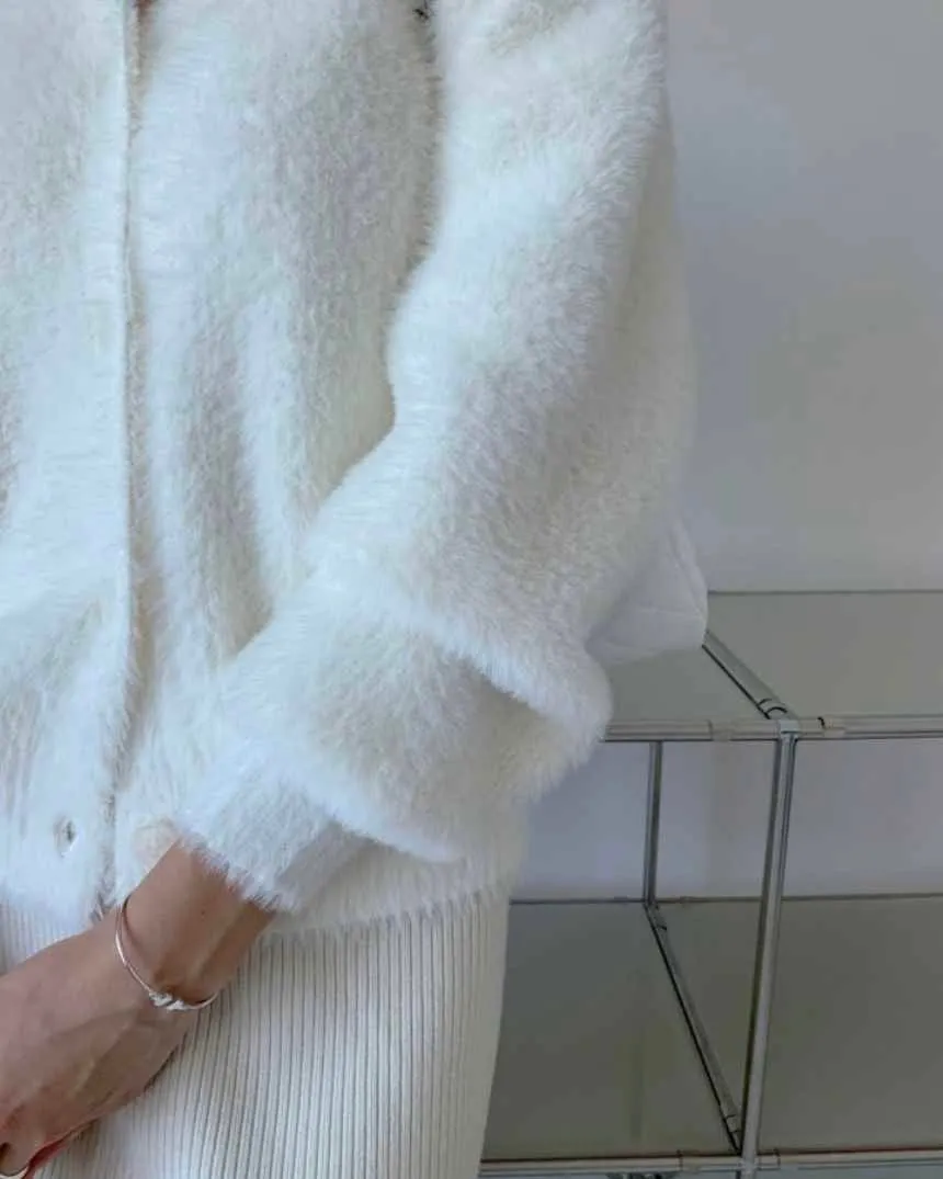 Joo Angora Cardigan