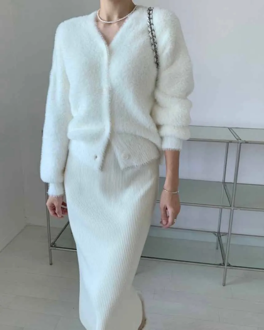 Joo Angora Cardigan