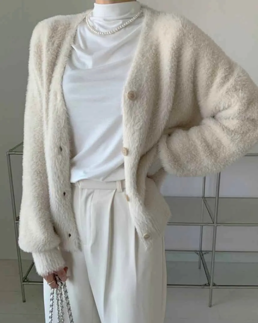 Joo Angora Cardigan