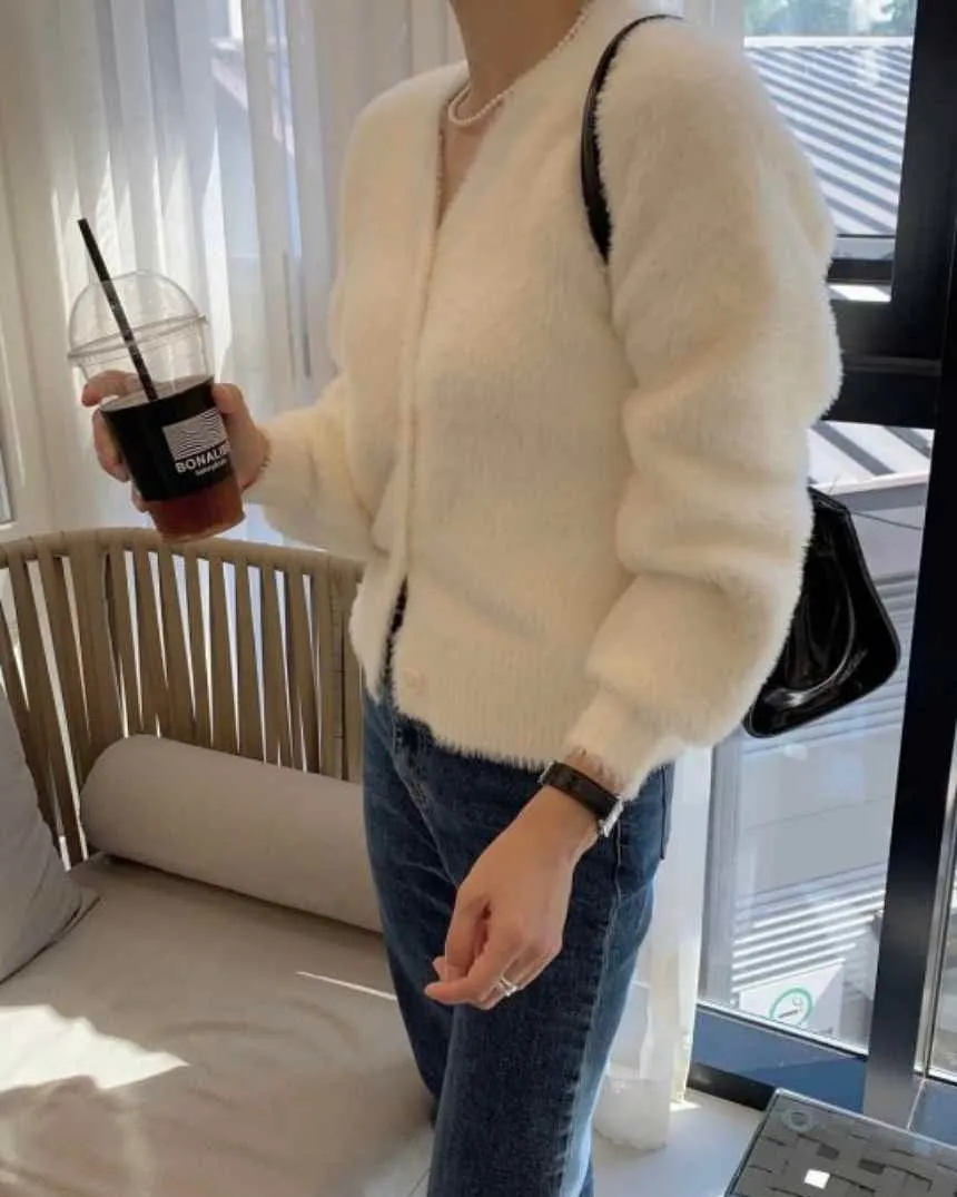 Joo Angora Cardigan