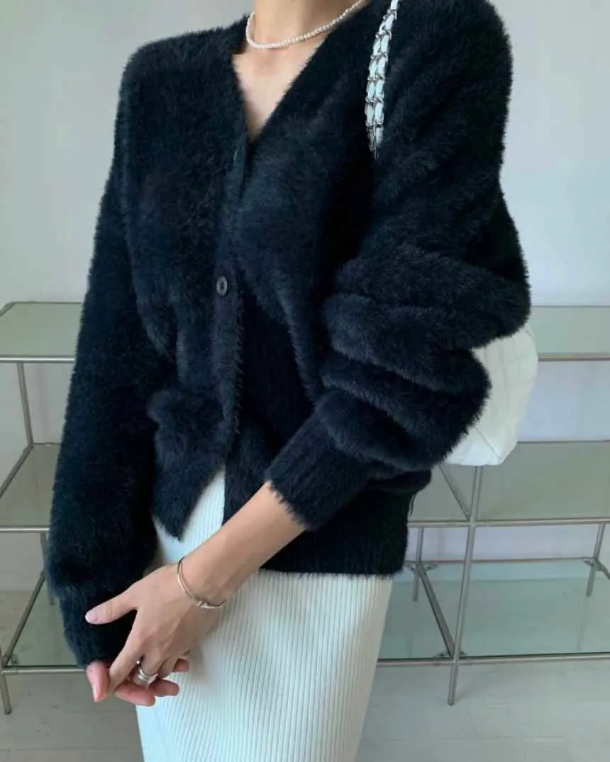 Joo Angora Cardigan