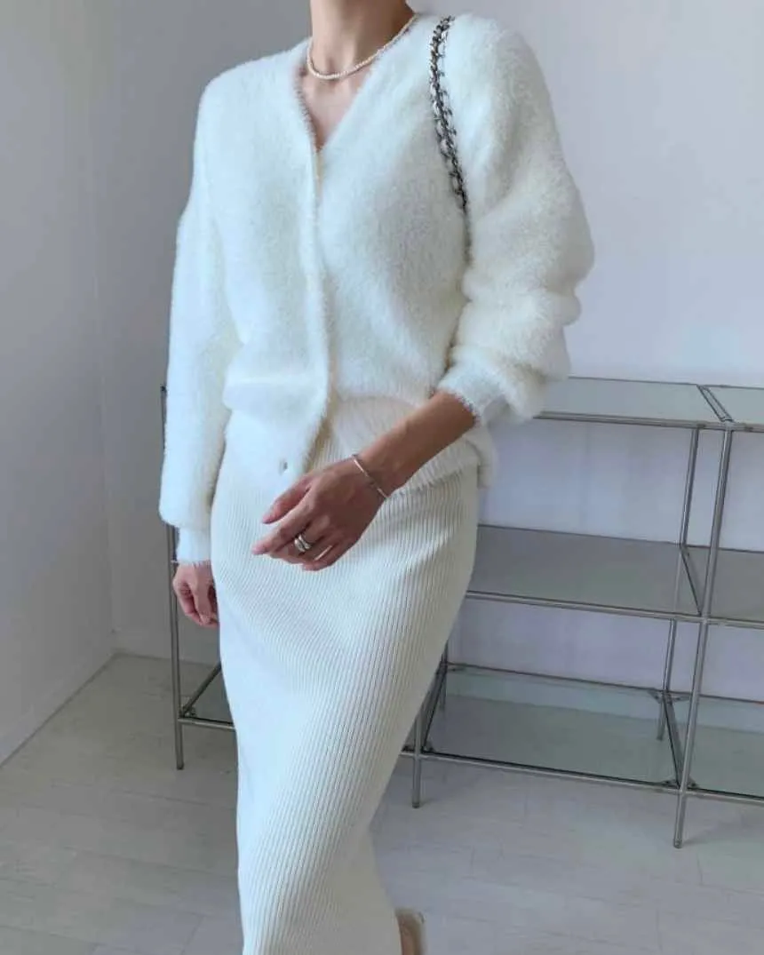 Joo Angora Cardigan