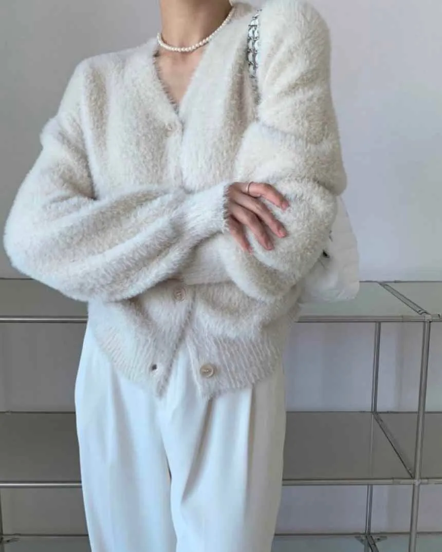 Joo Angora Cardigan