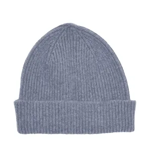 Mackie - Barra Hat Denim UNISEXE - Bonnet Laine Angora Bleu Denim