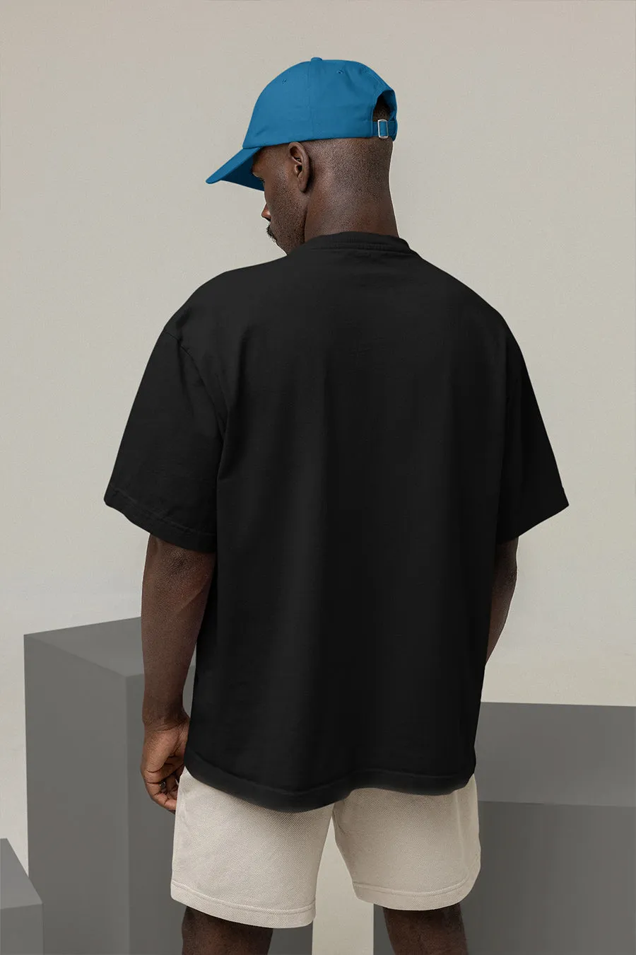 Manmaker's Black Oversized T-shirt
