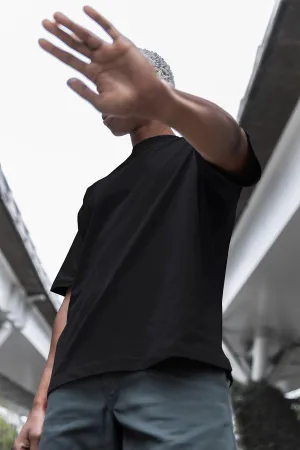 Manmaker's Black Oversized T-shirt