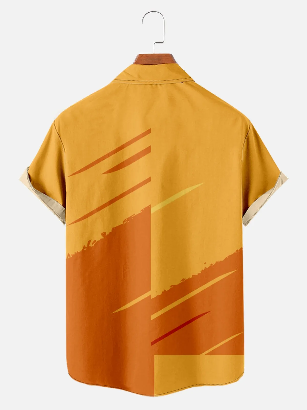 Men's Classic Muscle Car Print Short Sleeve Shirt