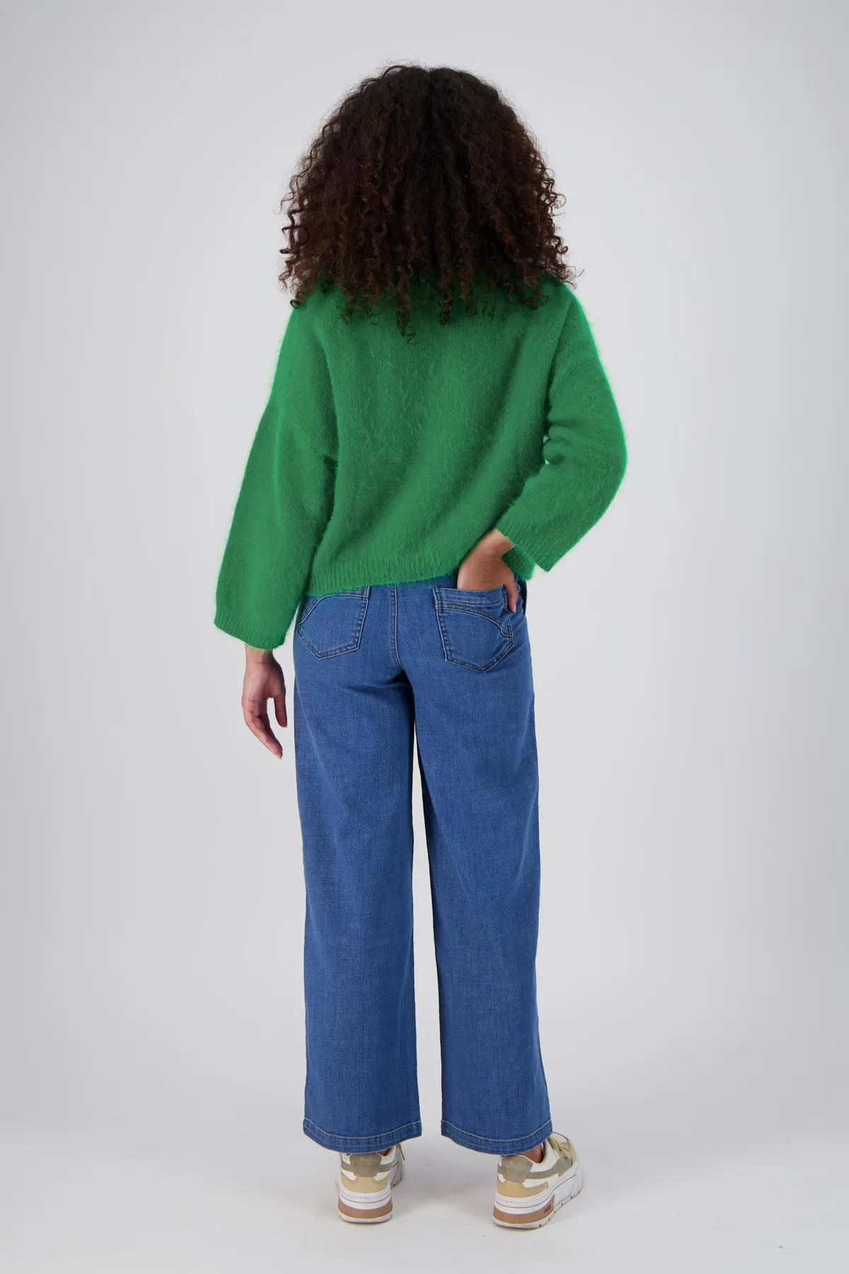 Montreal Knit Green in Angora