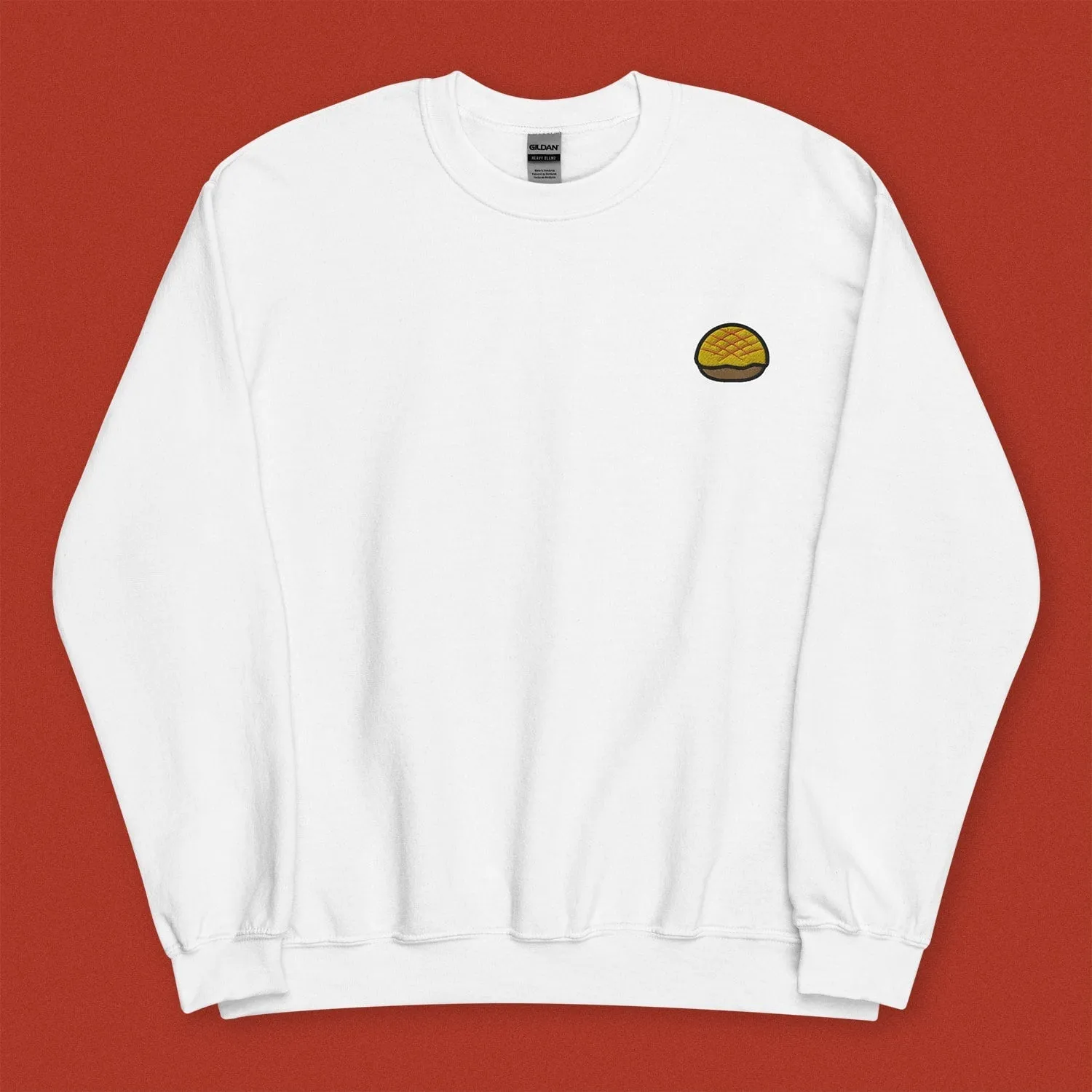 Pineapple Bun Embroidered Sweatshirt