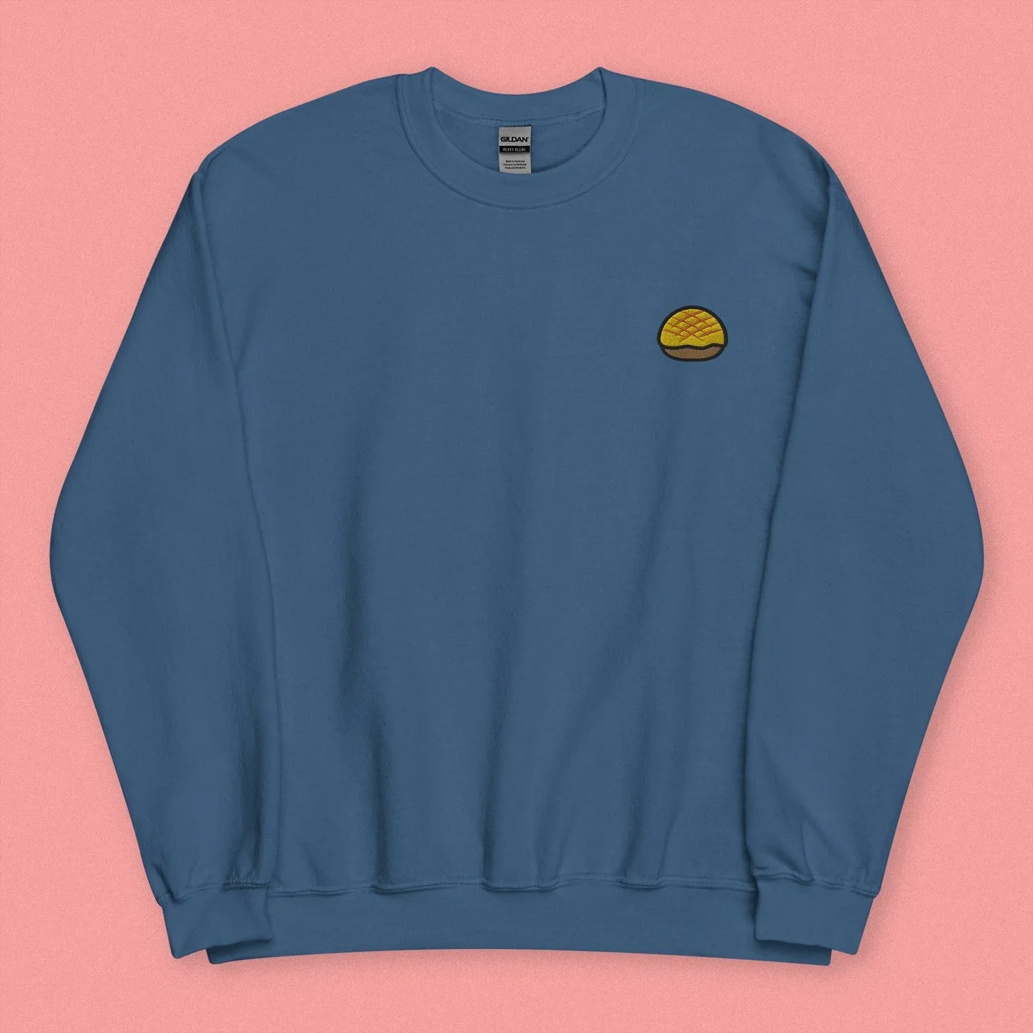 Pineapple Bun Embroidered Sweatshirt