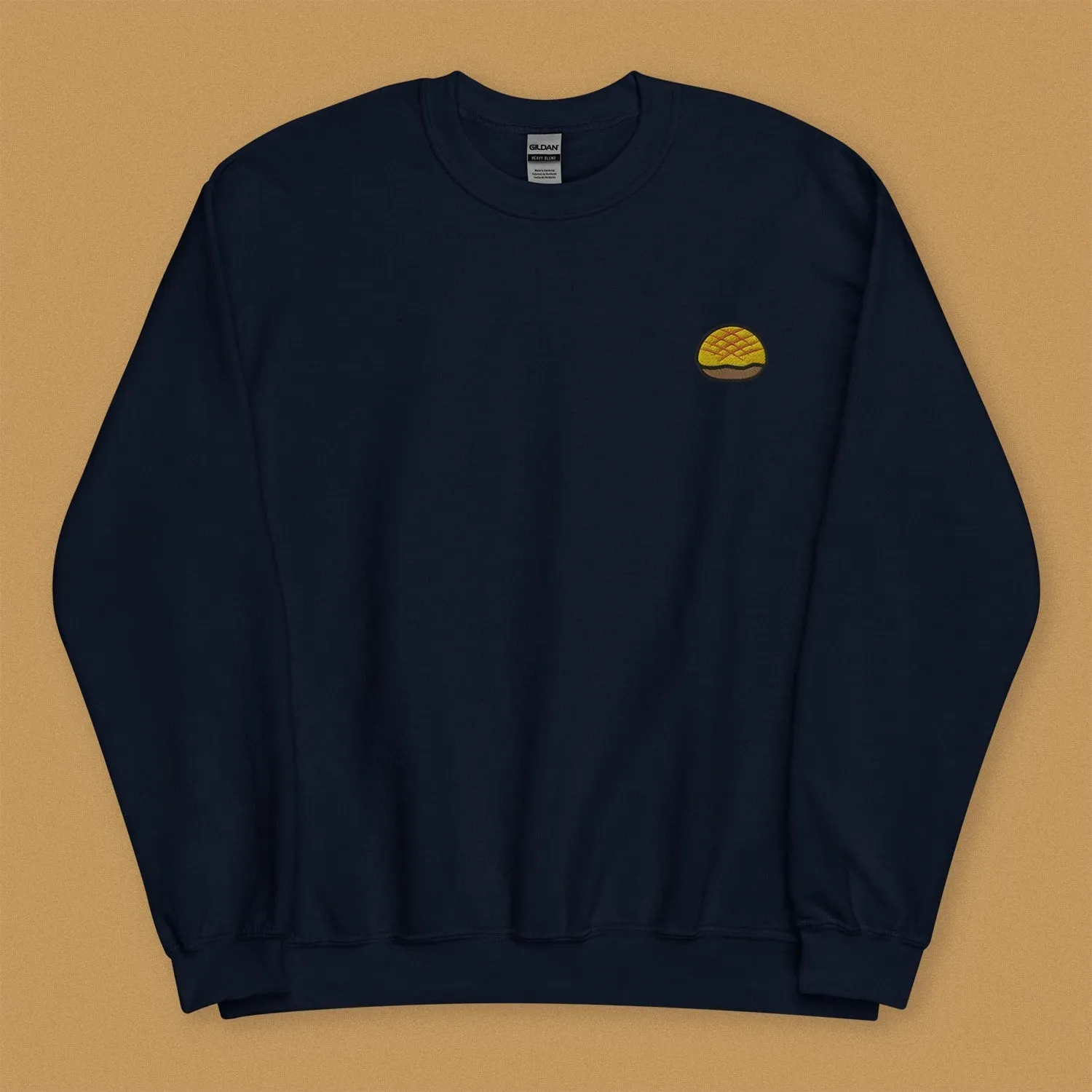 Pineapple Bun Embroidered Sweatshirt
