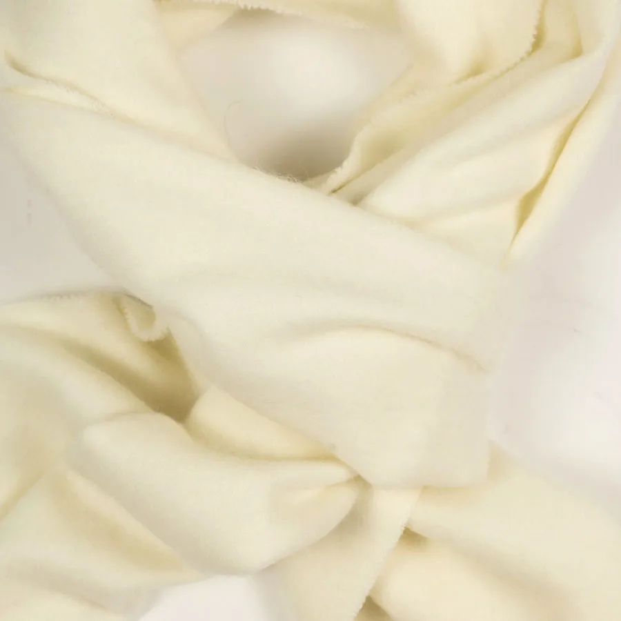 "Winter White" lambswool & angora scarf