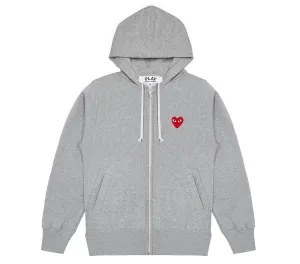 Red Emblem Hoodie Men