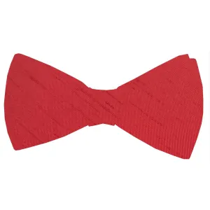 Red Shantung Bow Tie