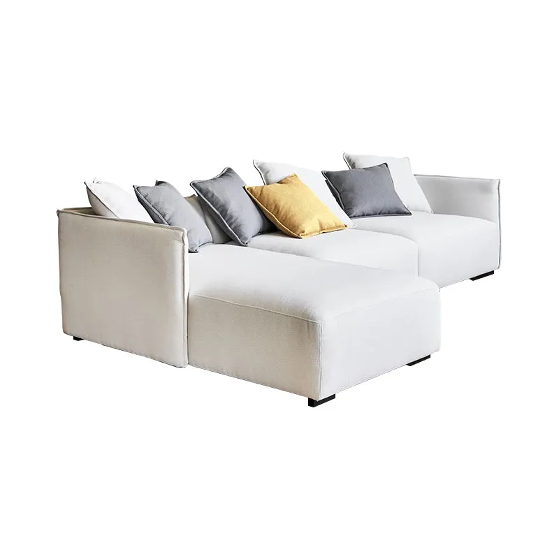 Serene Beige Fabric Sectional
