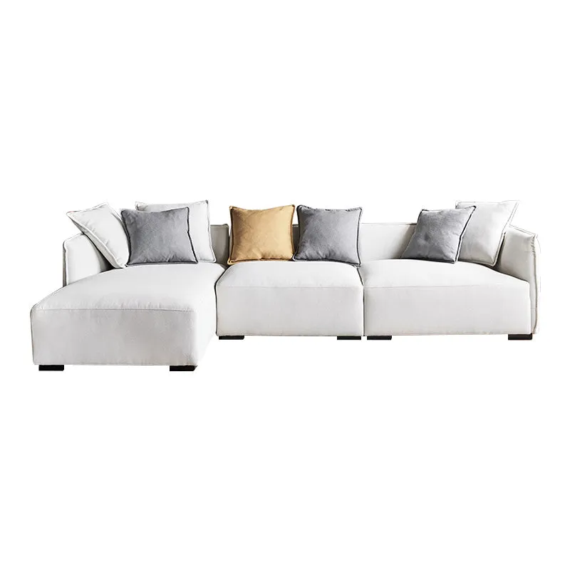 Serene Beige Fabric Sectional
