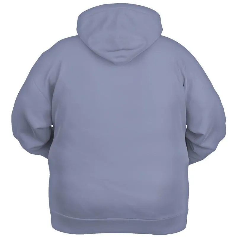 Shaded Pale Pastel Blue Gray Hoodie | Unisex | with PLUS sizes | C30M22Y0K30