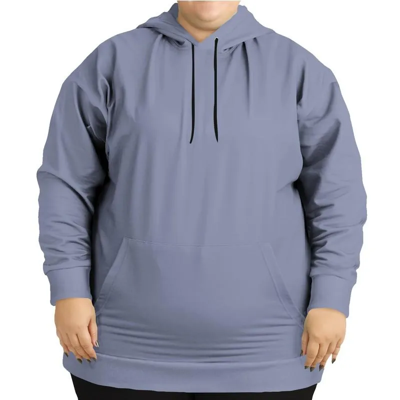 Shaded Pale Pastel Blue Gray Hoodie | Unisex | with PLUS sizes | C30M22Y0K30