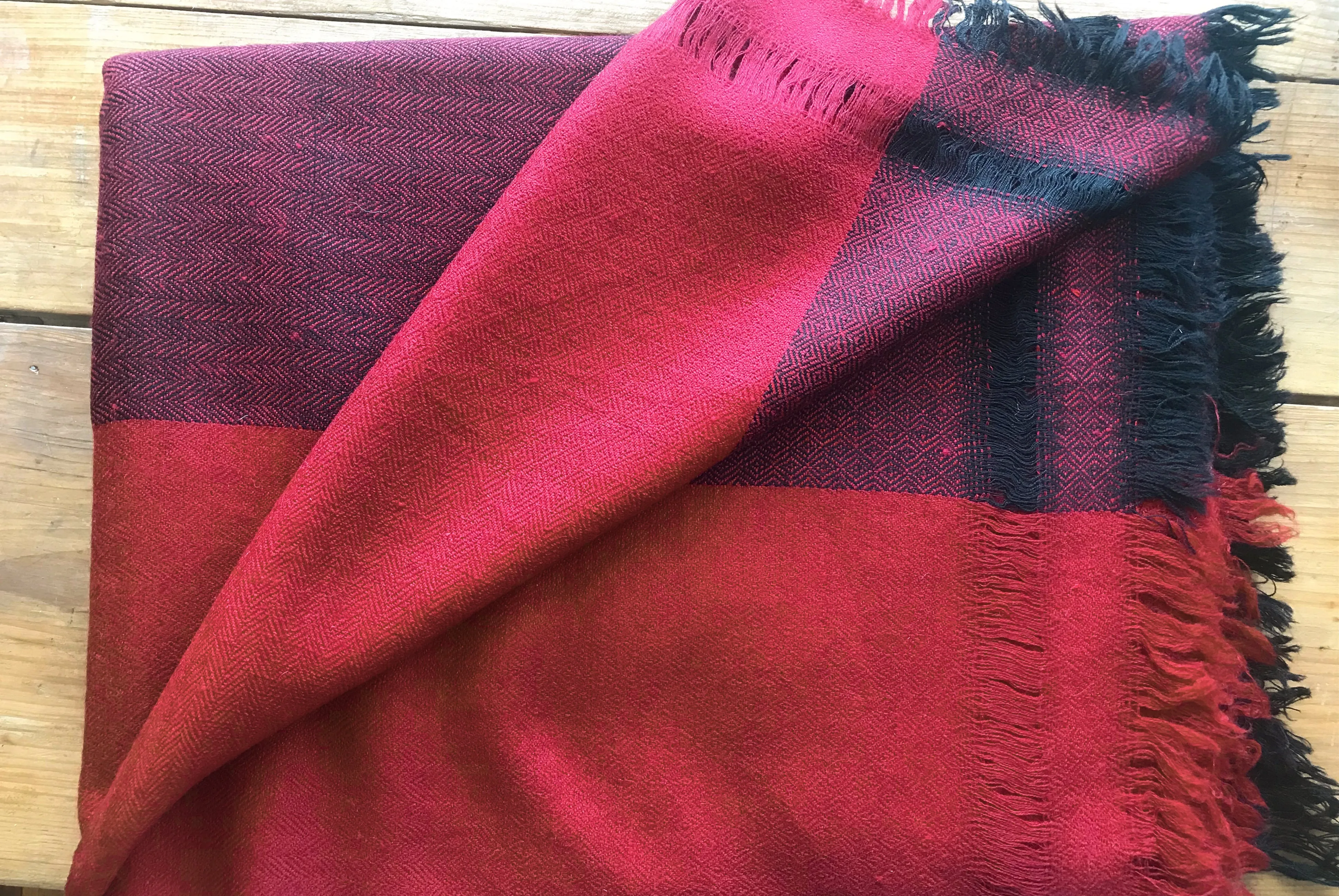 SHAKYAMUNI DARK- Large Buddhist Meditation Shawl