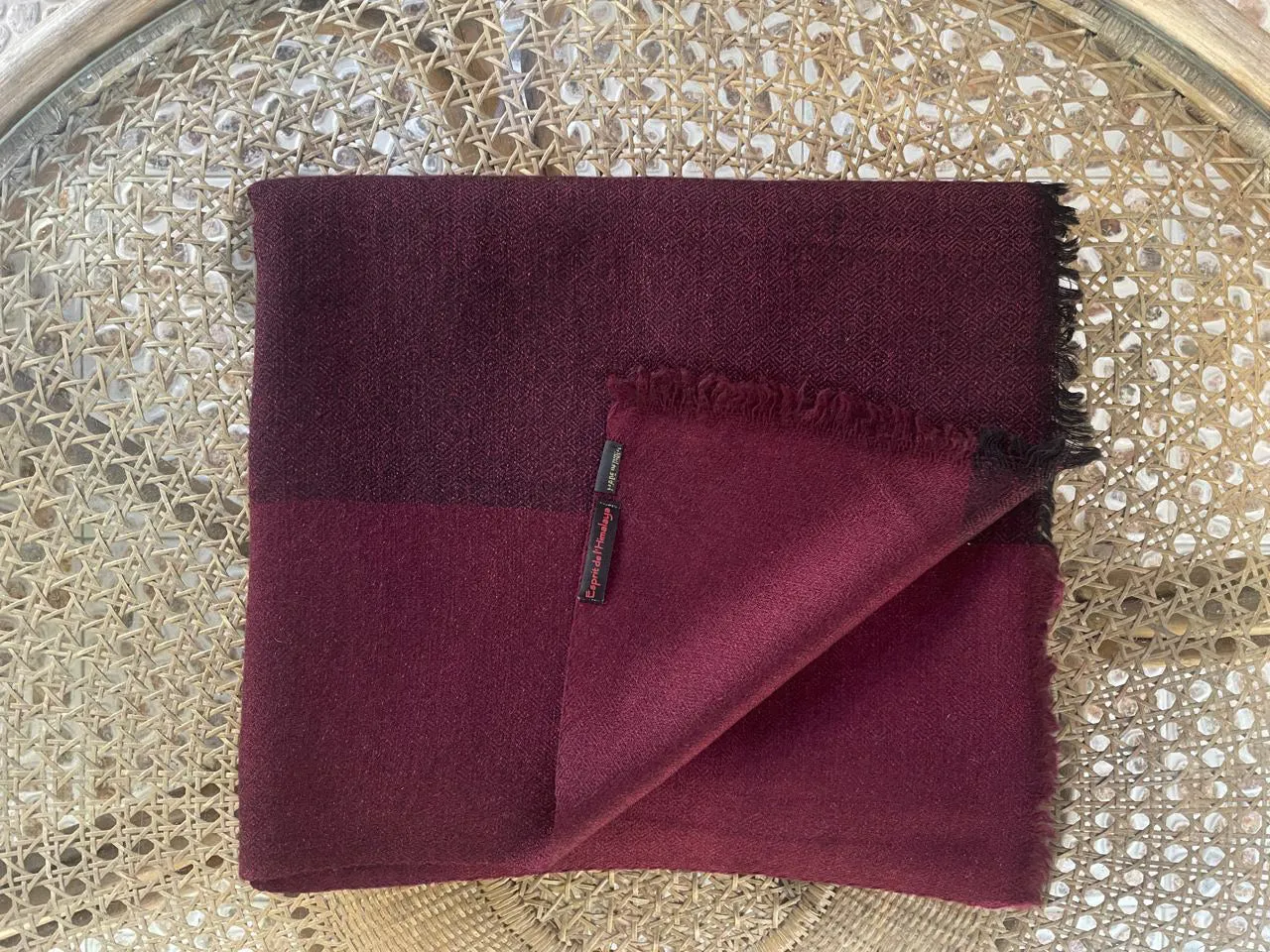 SHAKYAMUNI DARK- Large Buddhist Meditation Shawl
