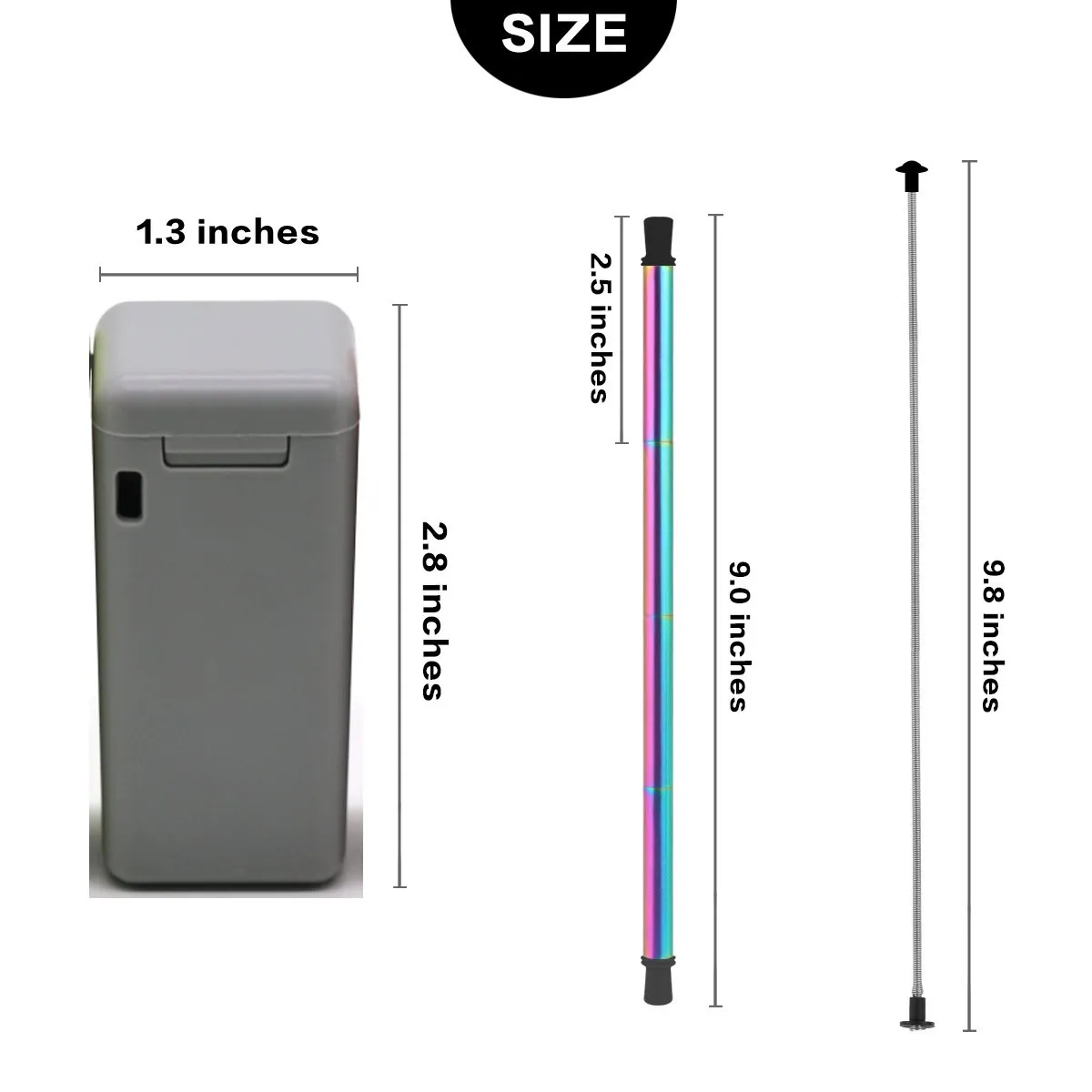 Silicone Collapsible Straw
