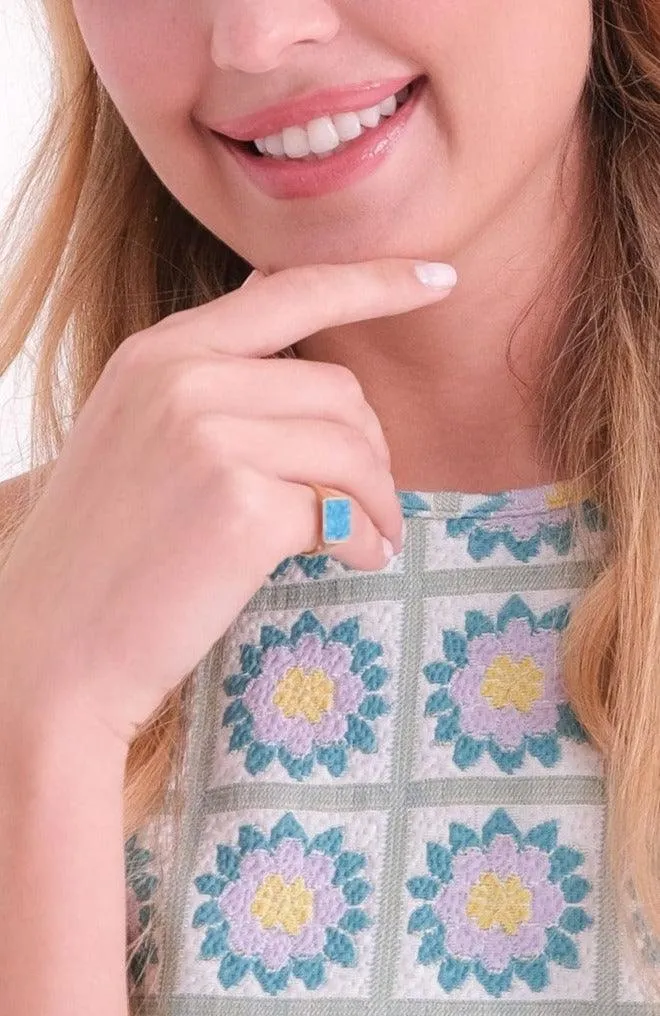 Turquoise Gemstone Ring